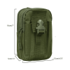 Unisex MOLLE Pouch Waist Bag for Outdoor Activities