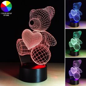 LED Table Night Light - Perfect Gift For Women (style: Bear)